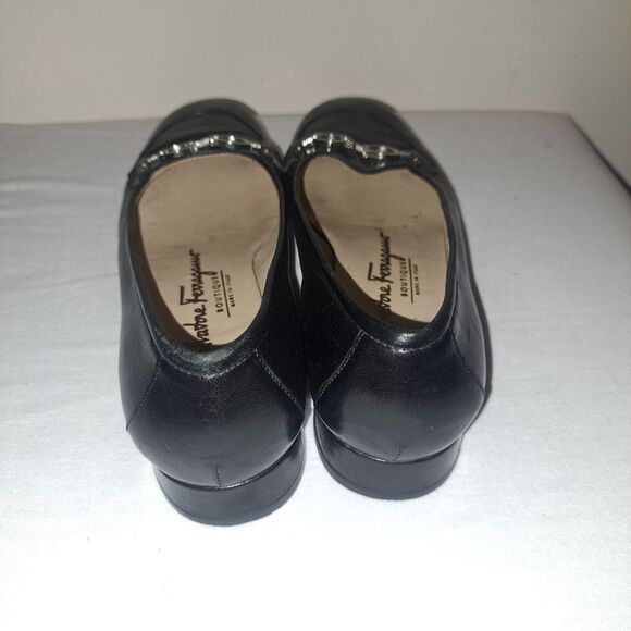 Salvatore Ferragamo Women's Black Loafers Size 5‎ - Picture 3 of 11
